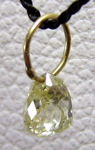 0.23cts Natural Canary Diamond 18K Gold Pendant 8798G - PremiumBead Alternate Image 2