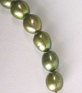 8.5-10x13mm Sage Green Freshwater Pearl 16" Strand 110133 - PremiumBead Alternate Image 4