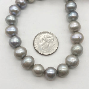 Silvery Moonlight Romance Fresh Water Pearls | 11x8-7.5x7mm | 4 Pearls | - PremiumBead Alternate Image 9