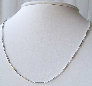 Italian Silver Waterfall Chain 18" Necklace 10025B - PremiumBead Alternate Image 2