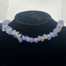 Load image into Gallery viewer, Oregon Holly Blue Chalcedony Agate 79 Grams Nugget Strand| 11x6 18x8 | 61 Bead |
