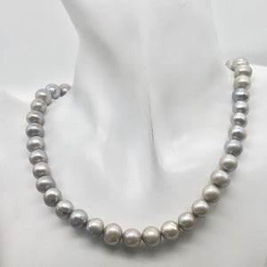 Silvery Moonlight Romance Fresh Water Pearl Strand | 11x8-7.5x7mm | 50 Pearls | - PremiumBead Alternate Image 3