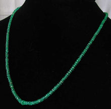 Load image into Gallery viewer, 26.5cts Natural AAA Emerald Roundel Bead Strand 109901 - PremiumBead Alternate Image 2
