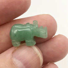 Load image into Gallery viewer, 2 Aventurine Hand Carved Rhinoceros Beads, 21x13x8mm, Green | 21x13x8mm | Green - PremiumBead Alternate Image 5
