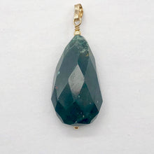Load image into Gallery viewer, Hand Made Bloodstone Focal Pendant with 14K Gold Filled Findings | 1 1/2&quot; Long
