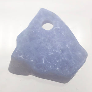 145cts Blue Chalcedony Natural & Untreated Designer Pendant Bead 10506R - PremiumBead Alternate Image 5