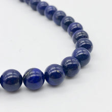 Load image into Gallery viewer, Rare Natural Lapis 8mm Round Bead Strand 110265A - PremiumBead Primary Image 1
