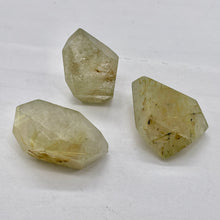 Load image into Gallery viewer, 3 Rutilated Quartz Centerpiece Beads 10574A
