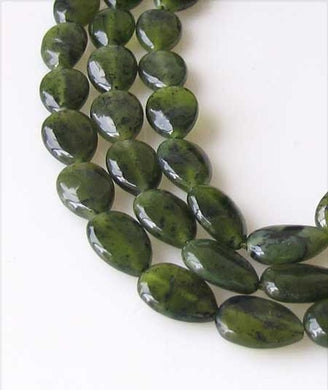 Transluscent Briollete Nephrite Jade Bead Strand 110264 - PremiumBead Primary Image 1