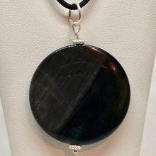 Load image into Gallery viewer, Mysterious Cat&#39;S Eye Quartz &amp; 925 Sterling Silver Pendant 6496C - PremiumBead Alternate Image 3
