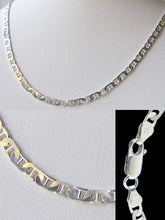 Load image into Gallery viewer, Italian Silver 3.5mm Marina Chain 24&quot; Necklace 10030E - PremiumBead Primary Image 1
