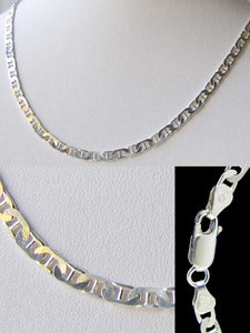 Italian Silver 3.5mm Marina Chain 24" Necklace 10030E - PremiumBead Primary Image 1