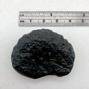 Tektite Display Specimen - Perfect Worry Stone | 1.75x1.38x.5" | Black | Oval | - PremiumBead Alternate Image 10
