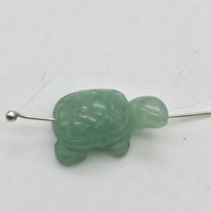 Charming 2 Carved Aventurine Turtle Beads | 21x12.5x8.5mm | Green - PremiumBead Alternate Image 9