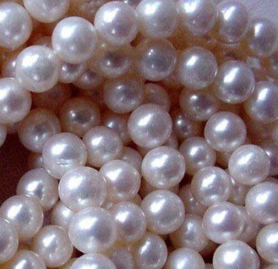 AAA Seven Blushing Bride Natural White 7-6.5mm FW Pearls 004497 - PremiumBead Primary Image 1
