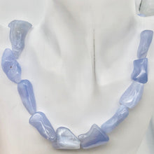 Load image into Gallery viewer, Blue Chalcedony Pendant 16 Bead Strand - PremiumBead Alternate Image 2
