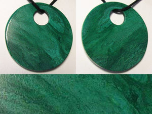 Green African Jade 50mm Pi Circle Pendant Bead 9363A - PremiumBead Alternate Image 2