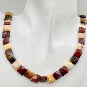 Mookaite Faceted Square Bead Strand!! | 10x10x5mm | Square | 40 beads | - PremiumBead Alternate Image 4