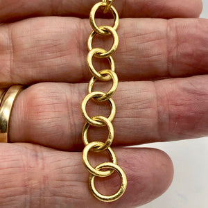 Shimmer 14K Gold Filled Open Link Chain 6 inches | 10x1.5mm | 22 links | - PremiumBead Primary Image 1