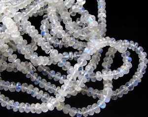 3 Rainbow Moonstone Fctd Roundel Beads 7487 - PremiumBead Alternate Image 2