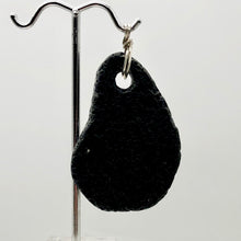 Load image into Gallery viewer, Meteorite Carved Sterling Silver Pendant | 1 Pendant | Black | 2 1/2&quot; Long |
