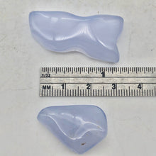 Load image into Gallery viewer, Blue Chalcedony Pendant Beads | 315 Carats | 34x19x9-26x19x8mm | 7 Beads - PremiumBead Alternate Image 4
