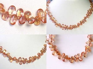 47cts Natural Imperial Topaz Faceted Bead Strand 110222 - PremiumBead Primary Image 1