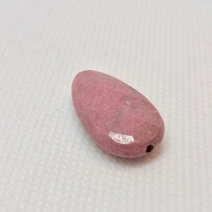 Rare 1 Faceted Pink Rhodonite Pear Pendant Bead 7104 - PremiumBead Alternate Image 3
