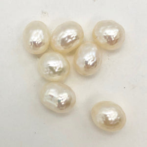 7 Stunning Faceted 8x6mm to 5x7mm Pearls 000650 - PremiumBead Alternate Image 2