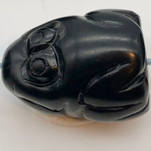 Load image into Gallery viewer, 1 Frog Carved in Black Jet Pendant Bead 4129A - PremiumBead Primary Image 1
