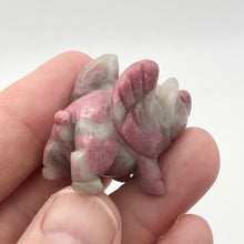 Load image into Gallery viewer, When Pigs Fly Rhodonite Winged Pig Figurine | 40x33x20mm | Pink/Grey | 34.5g - PremiumBead Alternate Image 9
