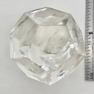 Quartz Crystal Dodecahedron Sacred Geometry Crystal |Healing Stone|30mm or 1.3"|