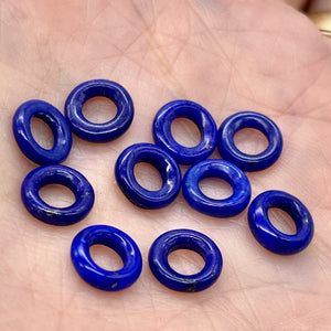 Lapis Lazuli Domut Beads | 8x2mm | Blue | 10 Beads Parcel |