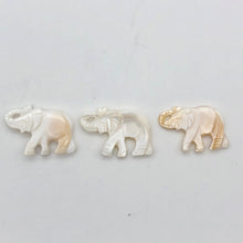 Load image into Gallery viewer, 1 Pachyderm Carved Mother of Pearl Shell Elephant Bead - PremiumBead Alternate Image 3
