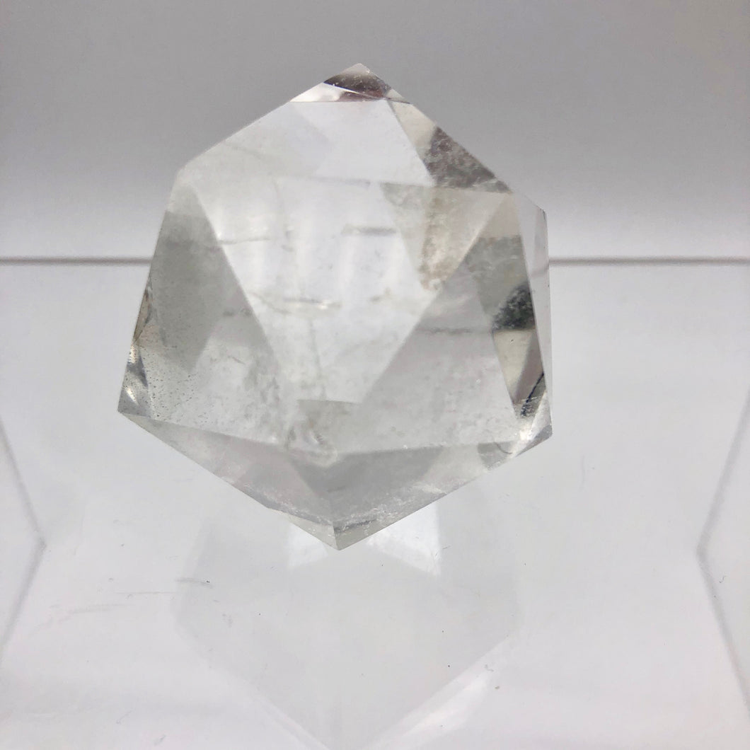 Quartz Crystal Dodecahedron Sacred Geometry Crystal |Healing Stone|30mm or 1.3