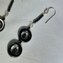 Load image into Gallery viewer, Hematite and Sterling Silver Earrings Very Chic 310655 - PremiumBead Alternate Image 3
