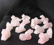 Load image into Gallery viewer, Trusty 2 Carved Rose Quartz Horse Pony Beads - PremiumBead Alternate Image 2
