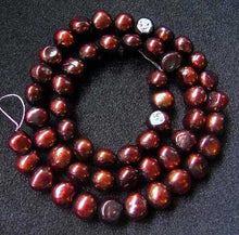 Load image into Gallery viewer, Smoldering Burgundy 10 to 8mm FW Pearl Strand 108318 - PremiumBead Primary Image 1
