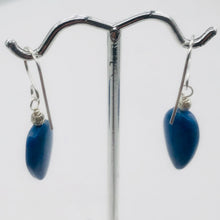 Load image into Gallery viewer, Lapis Lazuli and Sterling Silver Earrings | 1 5/8&quot; (Long) | Blue | 1 Pair |
