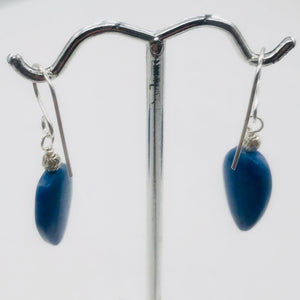Lapis Lazuli and Sterling Silver Earrings | 1 5/8" (Long) | Blue | 1 Pair |