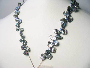 Design Platinum Rosepetal Keishi FW Pearl Strand 109050C - PremiumBead Alternate Image 2