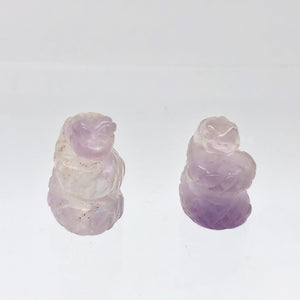 Charmer Carved Amethyst Snake Serpent Beads | 20x11x7mm | Purple - PremiumBead Alternate Image 4