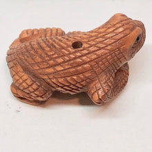 Load image into Gallery viewer, Intricate Carved &amp; Signed Boxwood Lizard Ojime/Netsuke Bead - PremiumBead Alternate Image 3
