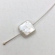 Load image into Gallery viewer, Four Beautiful White 11x11x4mm Square Coin FW Pearls - PremiumBead Alternate Image 3
