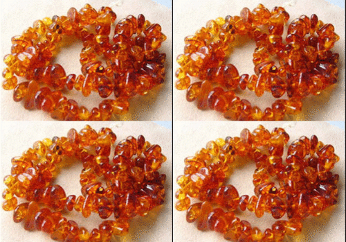 5 Rich Natural Baltic Amber Nugget Beads 4771 - PremiumBead Primary Image 1