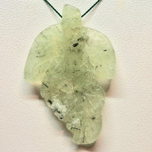 Load image into Gallery viewer, Carved Green Prehnite Leaf Briolette Bead W/Druzy Cave 9886M - PremiumBead Primary Image 1
