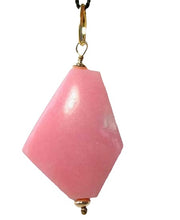 Load image into Gallery viewer, Designer! Pink Peruvian Opal &amp; Vermeil Pendant 509862D
