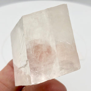 Optical Calcite / Raw Iceland Spar Natural Mineral Crystal Specimen | 1.5x1.4" | - PremiumBead Alternate Image 3