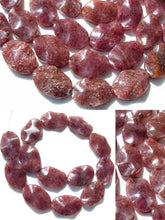 Load image into Gallery viewer, Sugarplums Muscovite Wavy 30x20x7mm Oval Bead Strand 108968 - PremiumBead Primary Image 1
