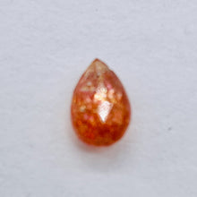 Load image into Gallery viewer, Natural Orange/Red Sunstone Briolette Pendant Bead |8x6x4mm | 1 Bead |
